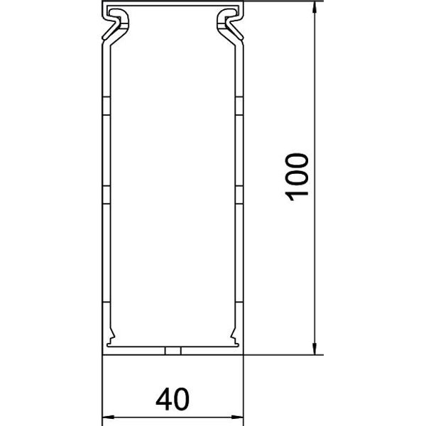 LK4H N 10040 Slotted cable trunking system halogen-free image 2