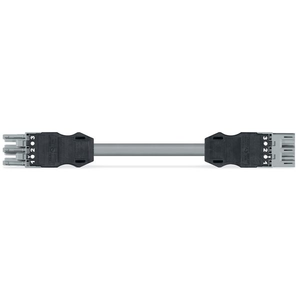 pre-assembled interconnecting cable Eca Socket/plug gray image 3