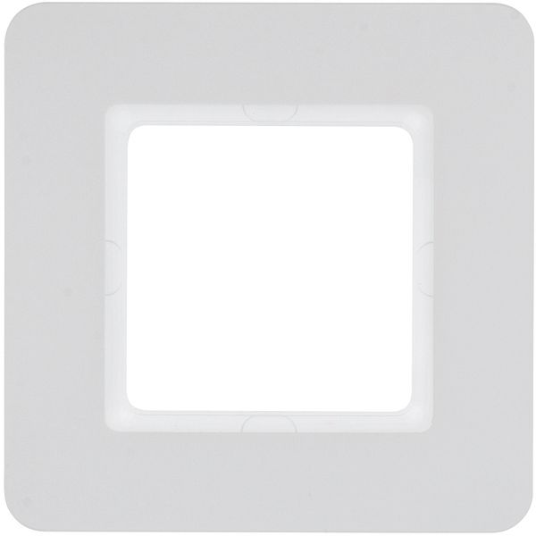 Frame 1gang, Q.7 , polarwhite velvety image 1