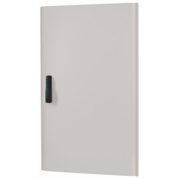 Sheet steel door with locking rotary lever image 2