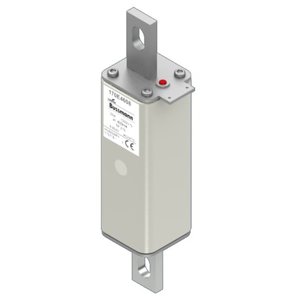 Fuse-link, high speed, 25 A, AC 1200 V, compact size 1, 43 x 43 x 195 mm, aR, IEC, with indicator image 2