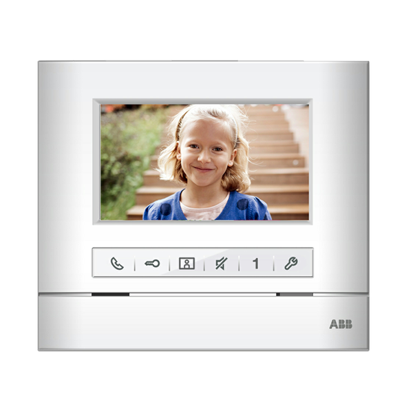 M22341-W-D-02 Basic 4.3" video hands-free indoor station, dummy sample,White image 1