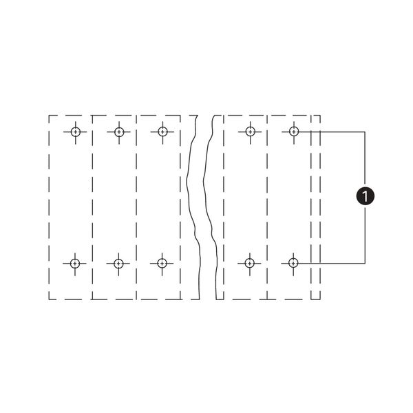 Double-deck PCB terminal block 2.5 mm² Pin spacing 5 mm gray image 3