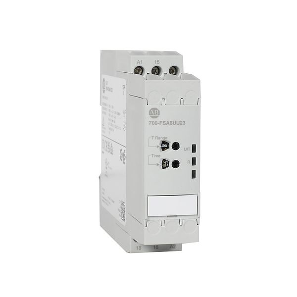 DIN RAIL MOUNT TIMING RELAY 22.5MM image 1