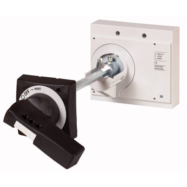 Main switch set  with door interlock, black/grey, MC3 image 1