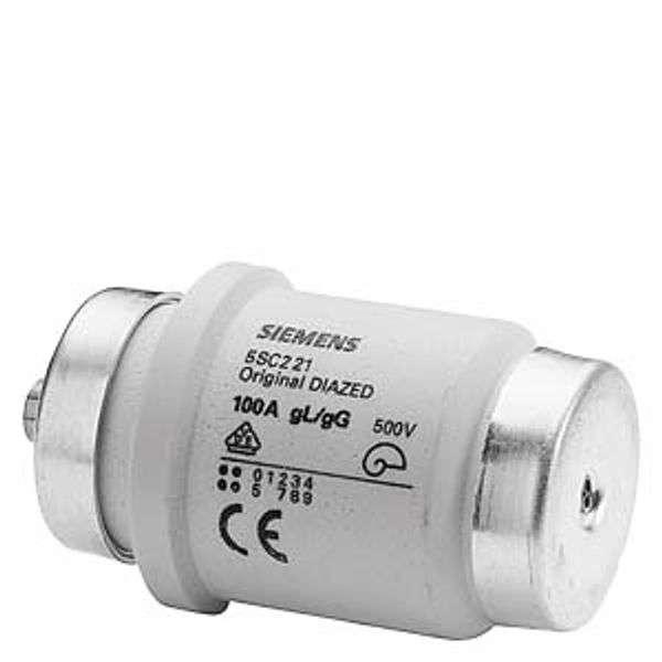 DIAZED fuse link 500 V for cable and line protection gG, size DIVH, R1 image 1