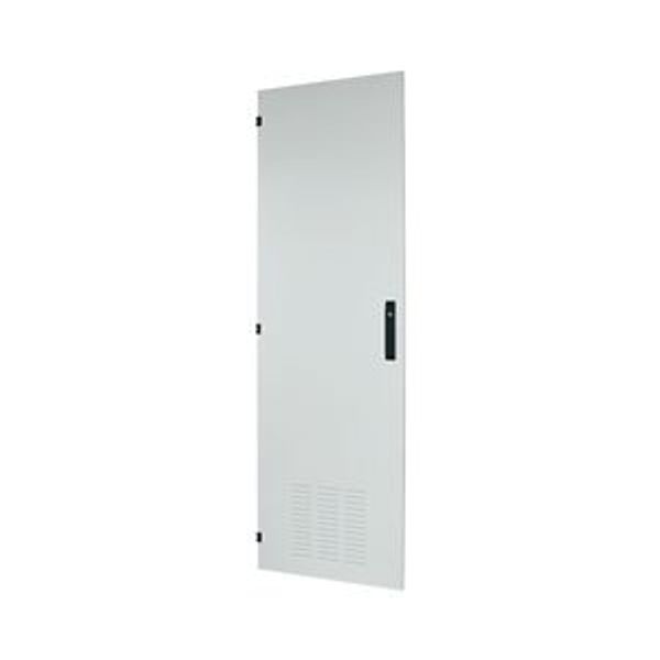 Section wide door, ventilated, left, HxW=2000x600mm, IP42, grey image 4