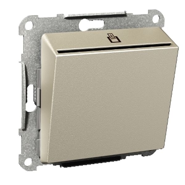 Exxact key card switch 1/2-pole metallic image 2