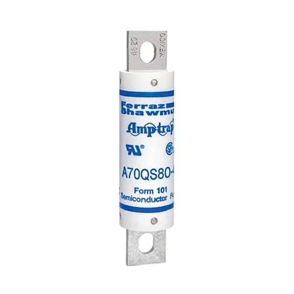 High Speed Fuse Amp-Trap® A70QS 700VAC 700VDC 80A Bolted Blade image 1