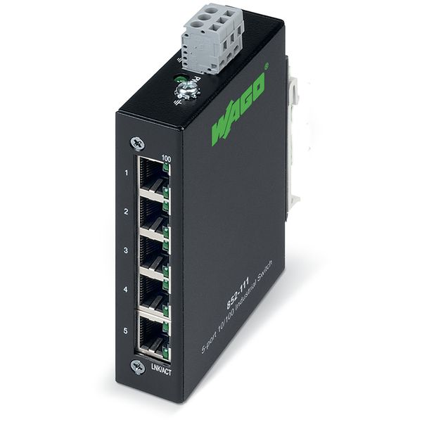 Industrial-ECO-Switch 5-port 100Base-TX black image 4