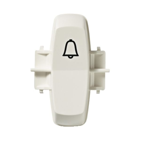 Renova - rocker - printed symbol BELL - for S100 switch - white image 2
