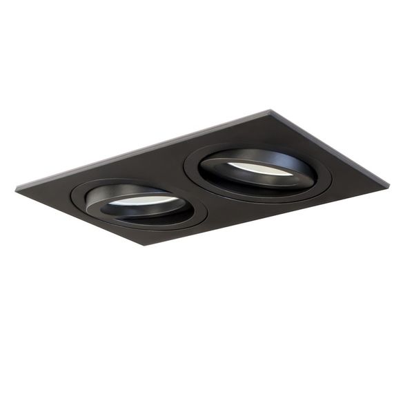 Helium Double Recessed Light 2xGU10 Black image 4