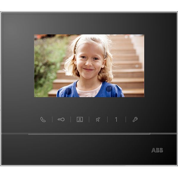 M22311-B-02 4.3" Video hands-free indoor station,Black image 1