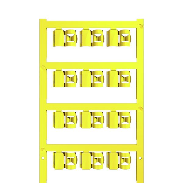 Cable coding system, 4 - 6 mm, 9.3 mm, Polyamide 66, yellow image 1