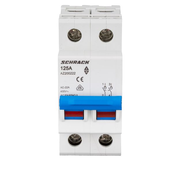 Main Load-Break Switch (Isolator) 125A, 2-pole image 2