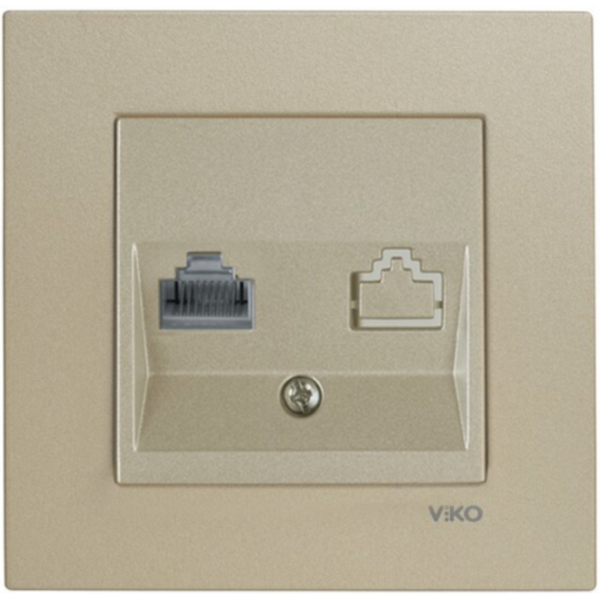 Novella-Trenda Bronze One Gang Data Socket (CAT5) image 1