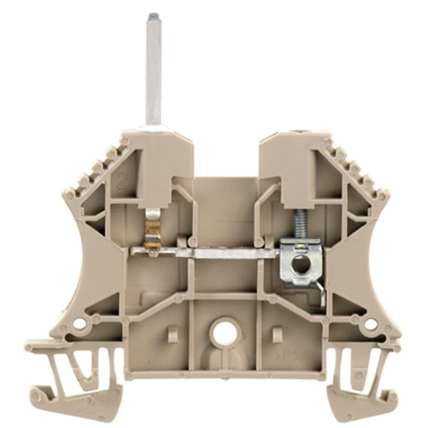 Feed-through terminal block, Screw connection, 2.5 mm², 125 V, 10 A, N image 1