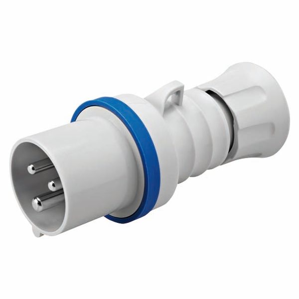 STRAIGHT PLUG HP - IP44/IP54 - 2P+E 32A 200-250V 50/60HZ - BLUE - 6H - SCREW WIRING image 2