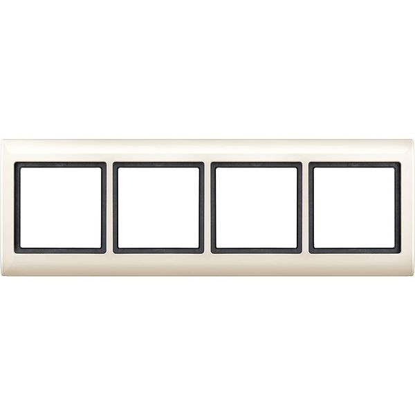 AQUADESIGN frame, 4-fold, white image 1