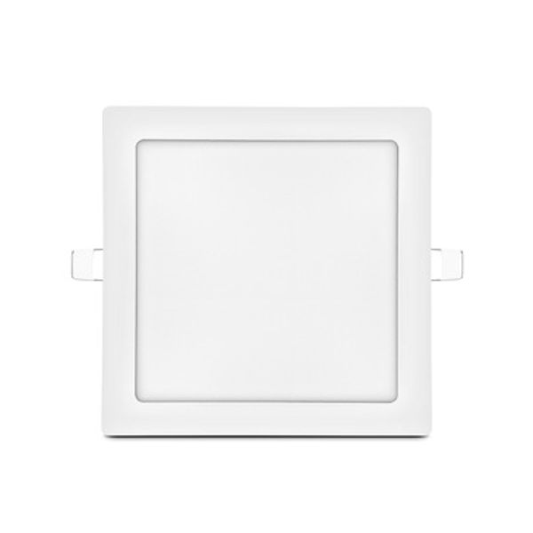 LED Panel 24W 2160lm 4000K CRI80 IP20 120ø square white image 1