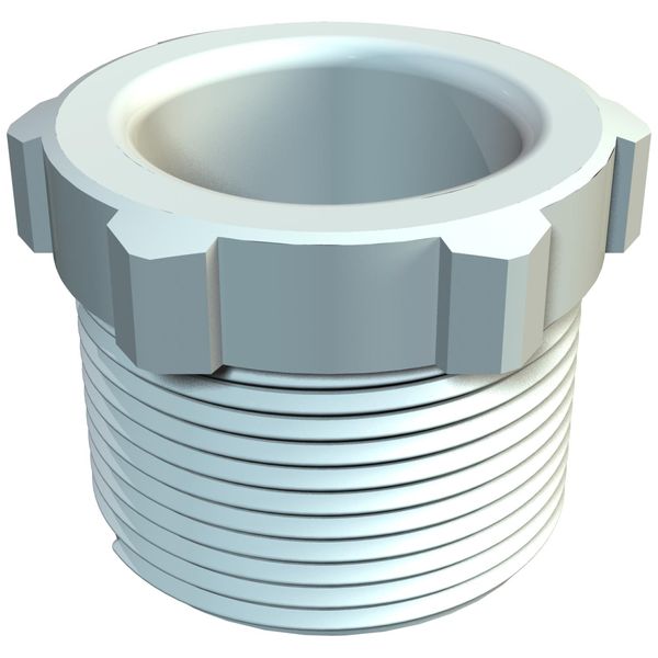 107 E PG48 PS  Compression fitting, PG48, light gray Polystyrene image 1