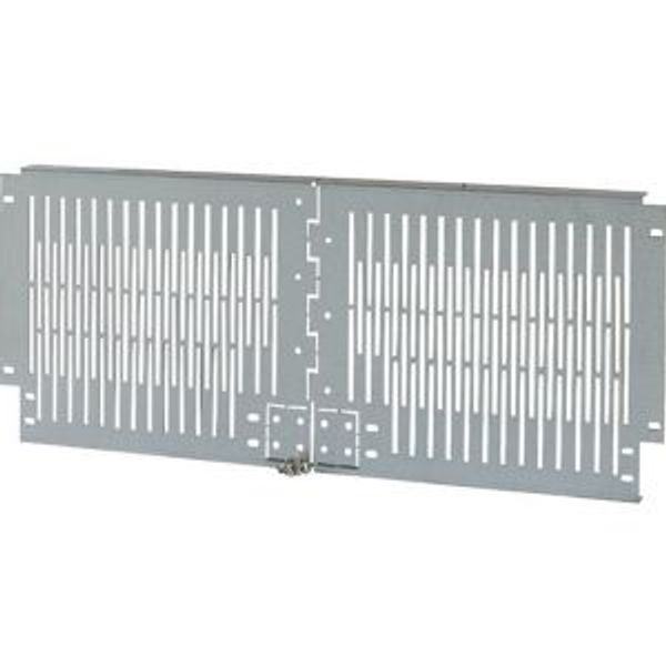 Partition, ventilated, for power feeder, HxW=275x800mm image 2