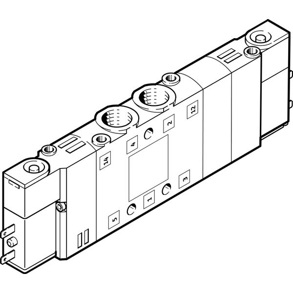 CPE14-M1BH-5/3ES-1/8 Air solenoid valve image 1