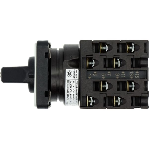 Changeoverswitches, T0, 20 A, flush mounting, 4 contact unit(s), Contacts: 8, 60 °, maintained, With 0 (Off) position, 1-0-2, Design number 8213 image 34