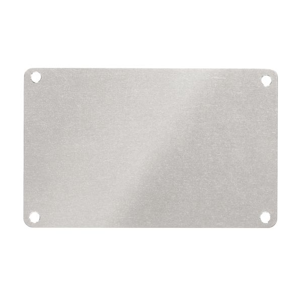 Device marking, 85 mm, Chrome coated aluminium (AL), Anodized aluminiu image 1