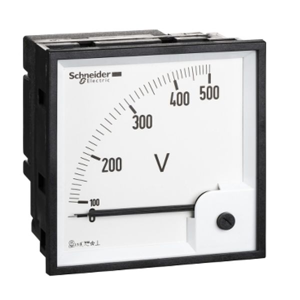 voltmeter VLT PowerLogic - 96 x 96 - ferromagnetic - 0..500 V image 3