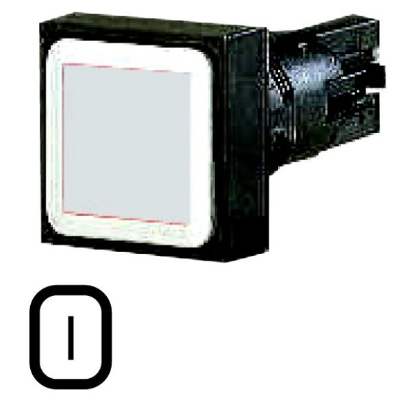 Pushbutton, white, maintained image 1
