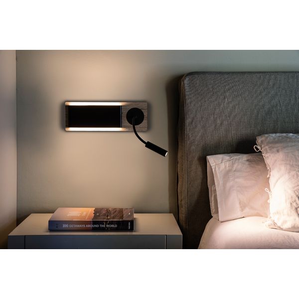 MOOD WALL LAMP WITH READER 2x3W image 2