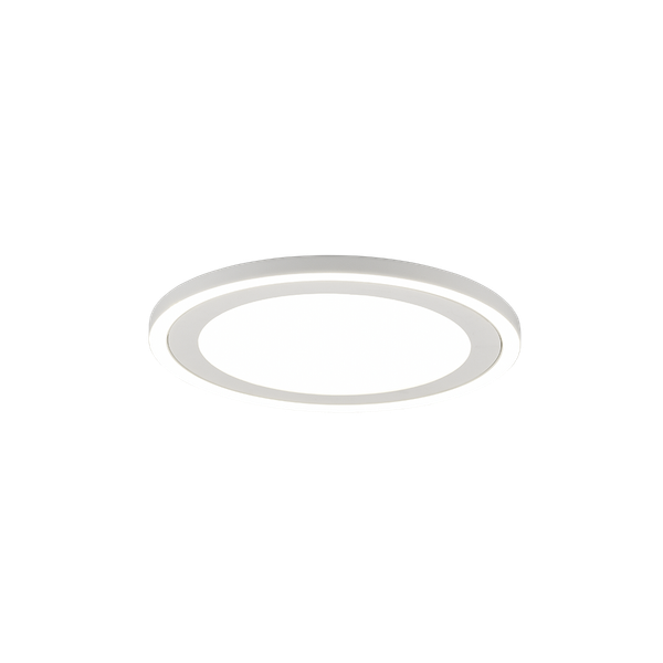 Carus LED ceiling lamp 33 cm matt white image 1