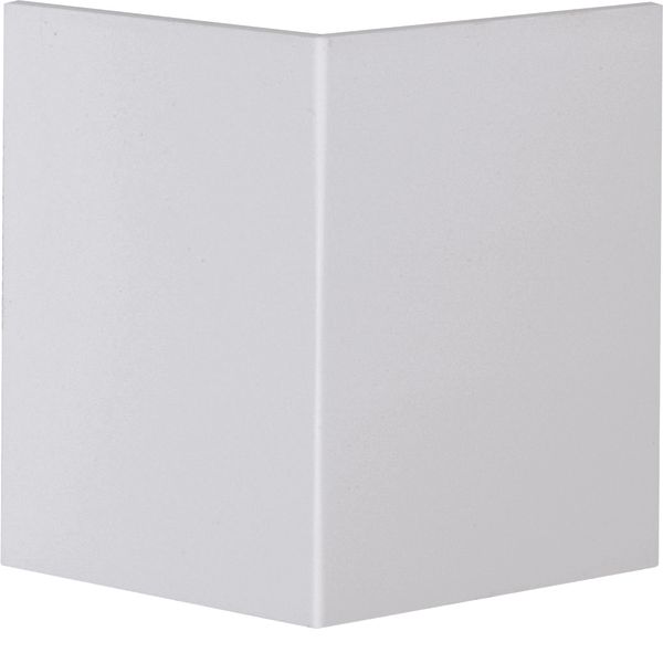 External corner lid for wall trunking BR lid 80mm in traffic white image 2