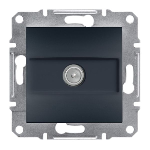 Asfora, TV socket intermediate, 8dB, anthracite image 2