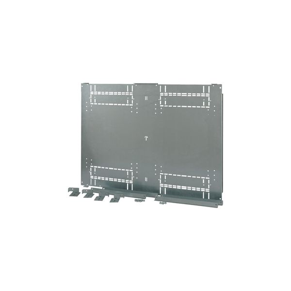 Mounting plate, 2xNZM4,4p,withdrawable unit,W=1000mm image 3