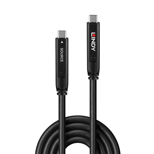 10m USB 3.2 Gen 1 & DP 1.4 Type C Hybrid Cable 10m Extension of USB 5Gbps, 4K30Hz Video and 60W Power Delivery image 2