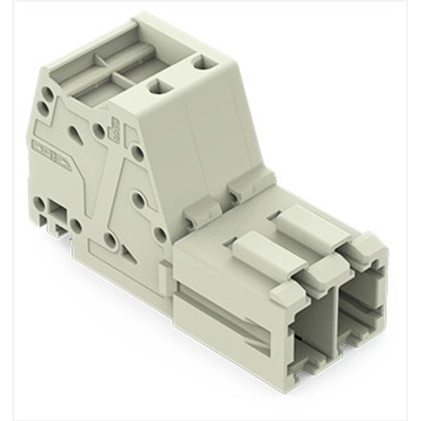 831-3202 1-conductor male connector; Push-in CAGE CLAMP®; 10 mm² image 1
