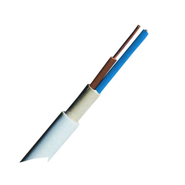 PVC Sheathed Wires NYM-O 2x1,5mmý light grey, 100m ring image 1