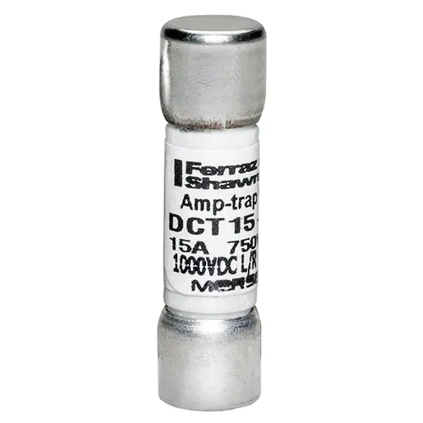 Fuse DCT - Midget - Fast-Acting 750VAC 1000VDC 15A Ferrule image 1