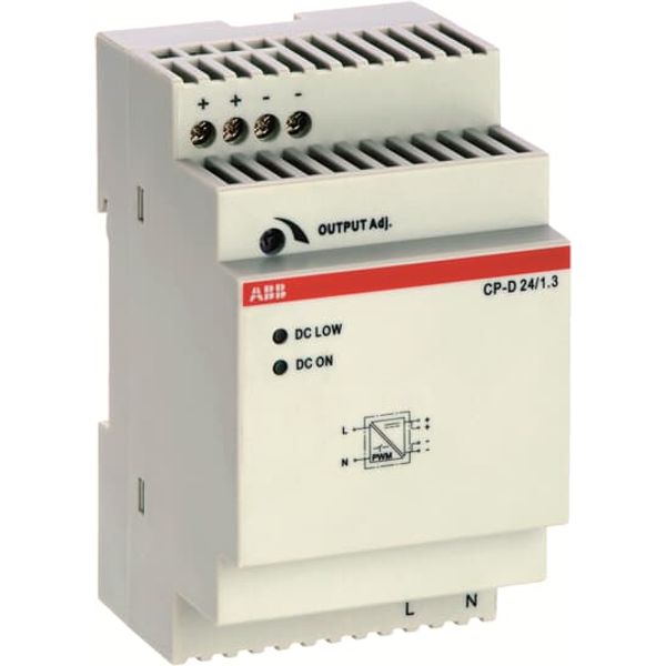 CP-D 24/1.3 Power supply In: 100-240VAC Out: 24VDC/1.3A image 4