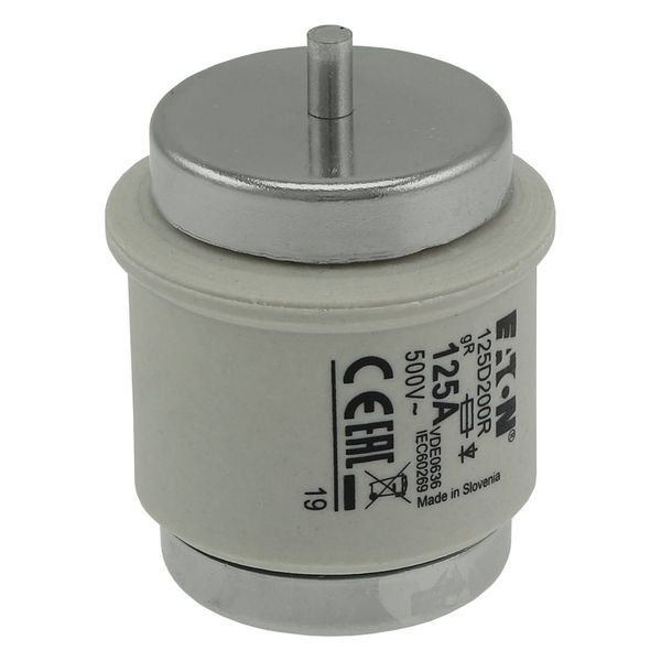 Fuse-link, low voltage, 125 A, AC 500 V, D5, 56 x 46 mm, aR, DIN, IEC, ultra rapid image 7