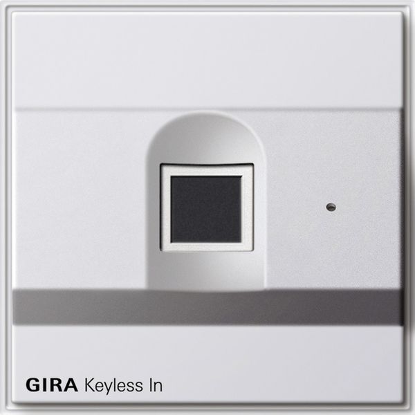 Gira Keyless In fingerprint reader Gira TX_44 p.white image 1