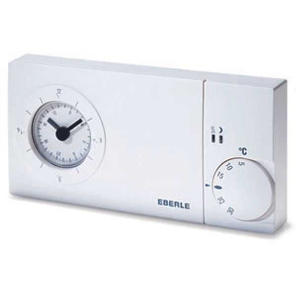 Clock thermostat, weekly program, 5-30C, with TA output, 24V, 1 changeover contact, potential free, 16 A image 2