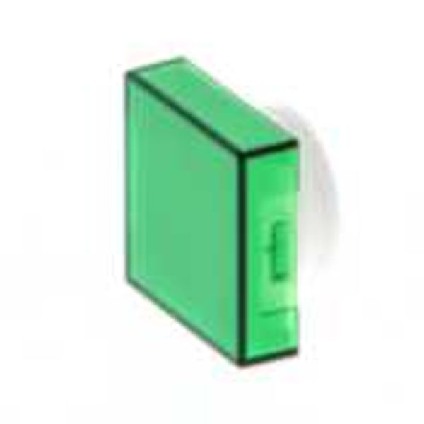 Pushbutton, illuminated, square, IP40, green image 2