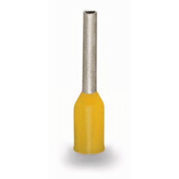 Ferrule Sleeve for 0.25 mm² / AWG 24 insulated yellow image 1