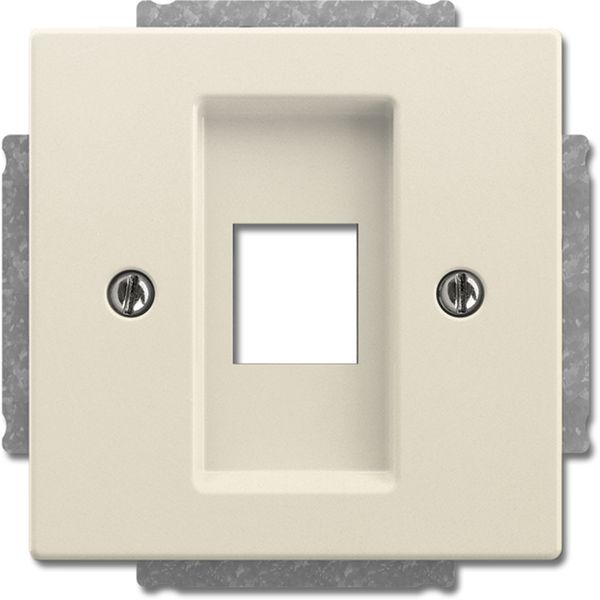 2561-82 CoverPlates (partly incl. Insert) future®, solo®; carat®; Busch-dynasty® ivory white image 1