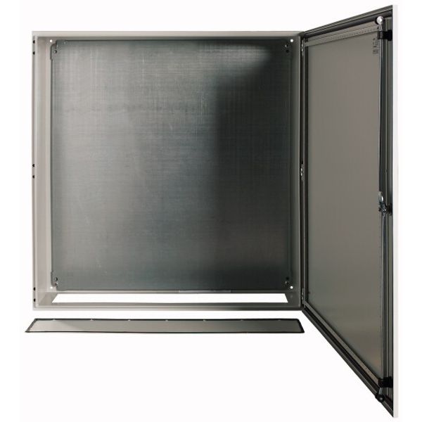 Wall enclosure with mounting plate, HxWxD=1000x1000x300mm image 1
