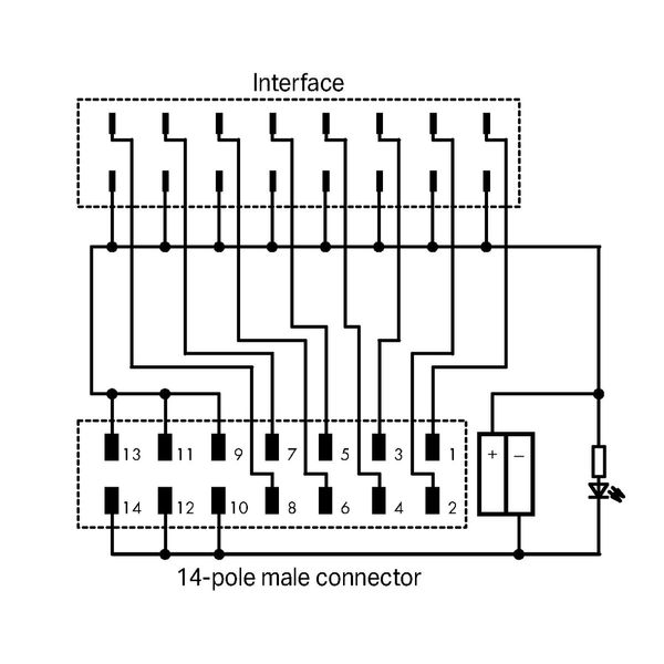 Interface adapter 14-pole High-side switching output image 3
