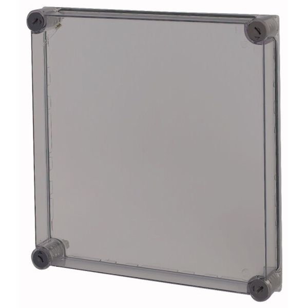 Cap, transparent smoky gray, HxWxD=375x375x50mm, NA model image 1